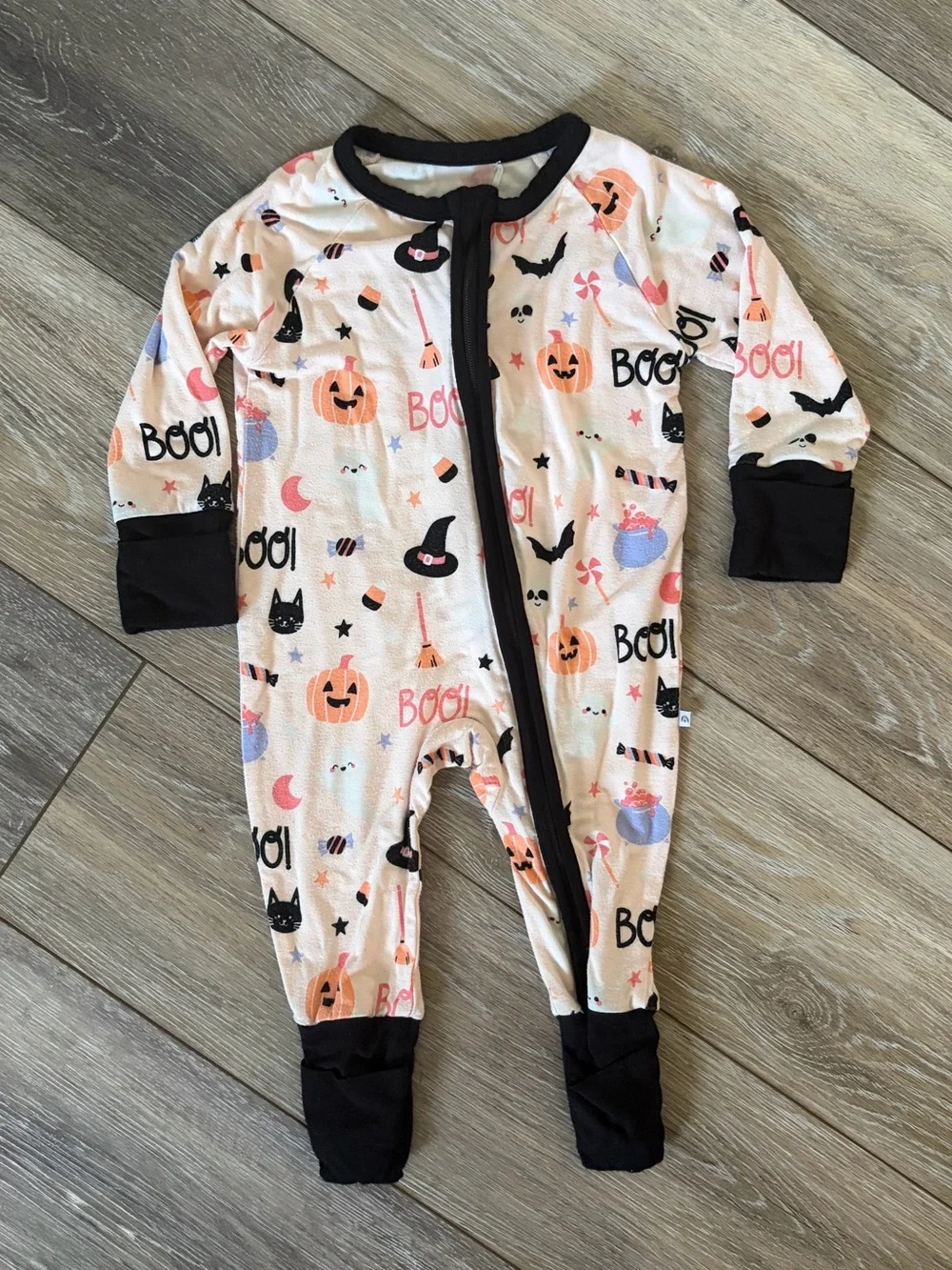 Emerson And Friends Bamboo Halloween Convertible Baby Pajamas
